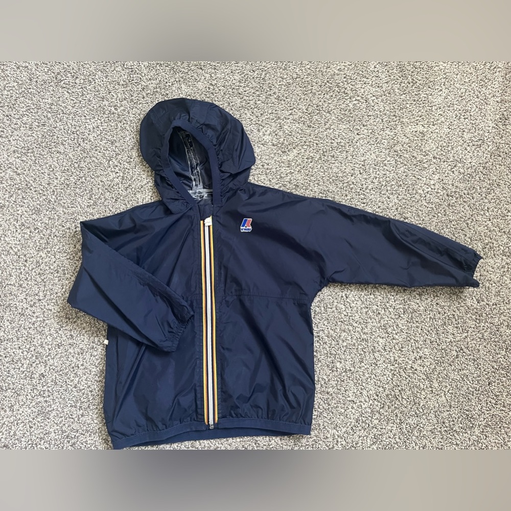 K-Way Kids packable windbreaker. 4Y.